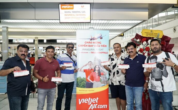 Vietjet opens air connection between Ho Chi Minh City and Tiruchirappalli (India)